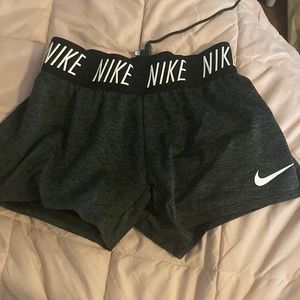 Black Nike (Nike pro?) shorts